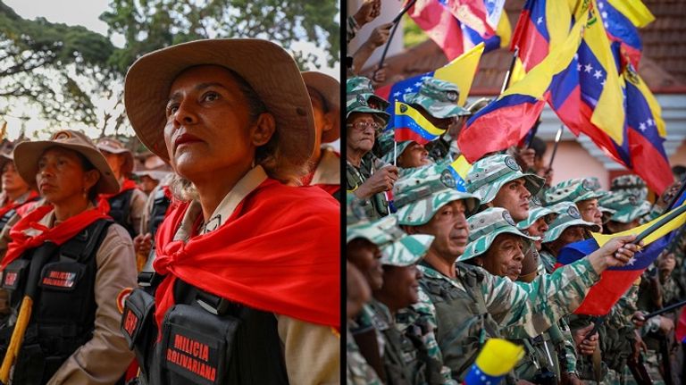 فنزويلا تسلح عناصر مدنية في ظل التصعيد مع واشنطن
