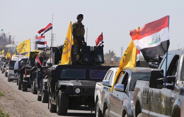 قوات من الحشد الشعبي والجيش العراقي