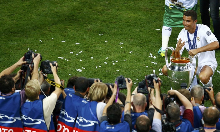 كريستيانو رونالدو، مهاجم ريال مدريد الإسباني