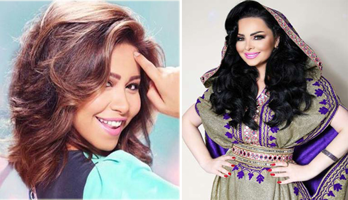 الأردنية ديانا كرزون والمصرية شيرين عبد الوهاب