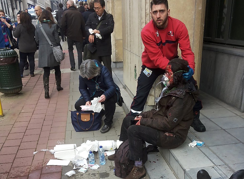 أحد ضحايا تفجيرات بروكسل