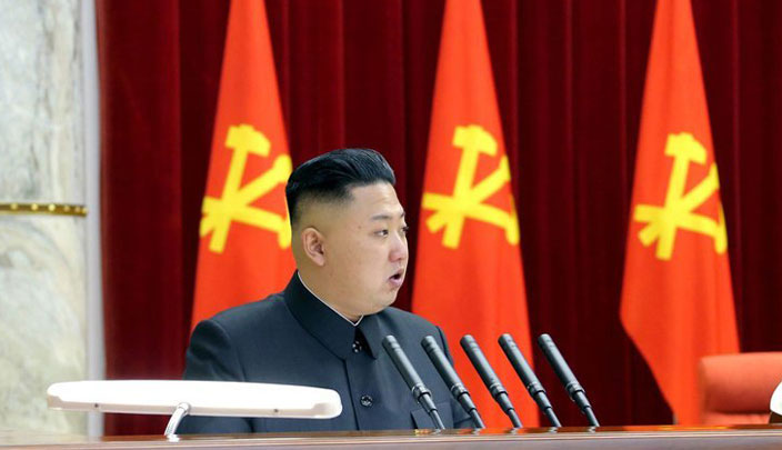 رئيس كوريا الشمالية كيم جونغ-اون