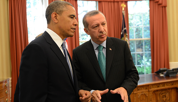 باراك أوباما ورجب طيب أردوغان
