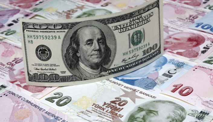 الليرة التركية  تنخفض مقابل الدولار