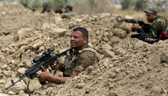 القوات العراقية في الرمادي