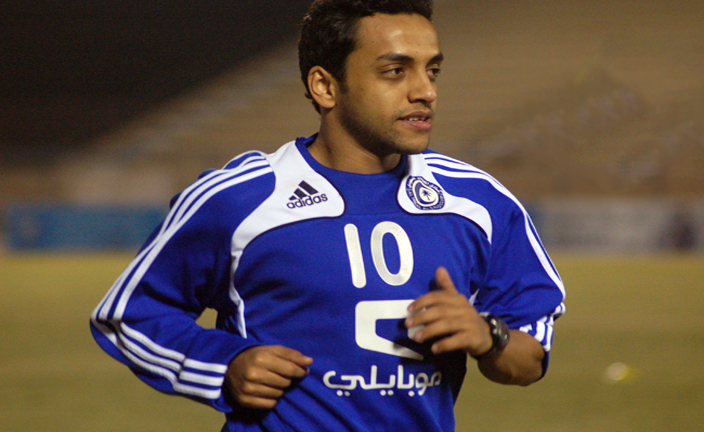 محمد الشلهوب مهاجم فريق الهلال السعودي