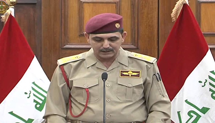العميد يحيي الزبيدي، المتحدث باسم قيادة العمليات المشتركة