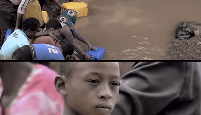 معاناة الاثوبيين من نقص المياه الصالحة للشرب
