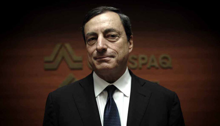 ماريو دراجي، رئيس البنك المركزي الأوروبي