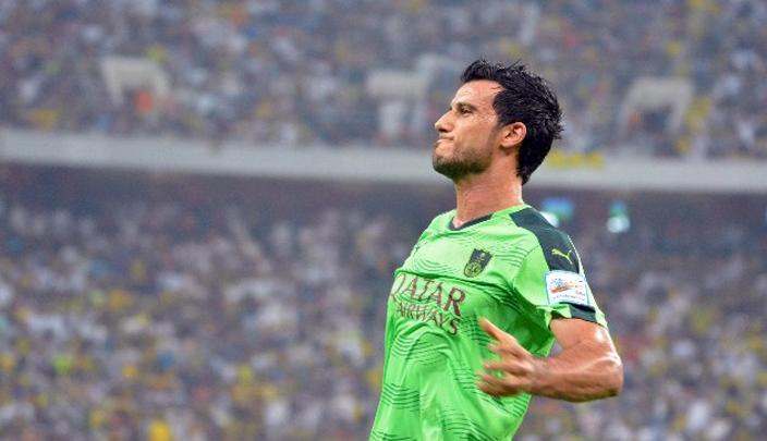 السوري عمر السومة لاعب نادي الأهلي السعودي