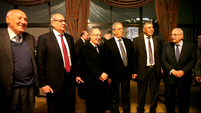 عدد من المثقفين والكتّاب والناشرين المصريين والعرب في ضيافة