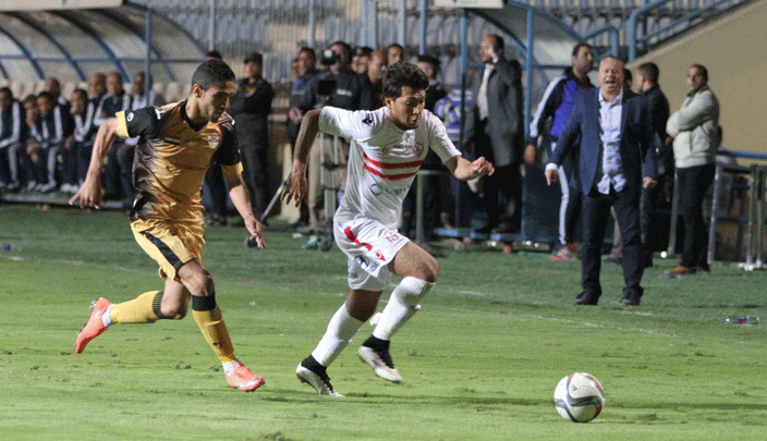 مباراة الزمالك والإنتاج الحربي