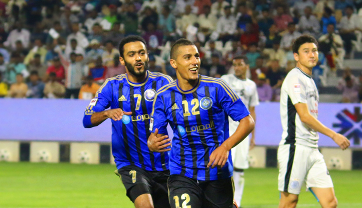 فوزي عايش لاعب السيلية سجل هدفين