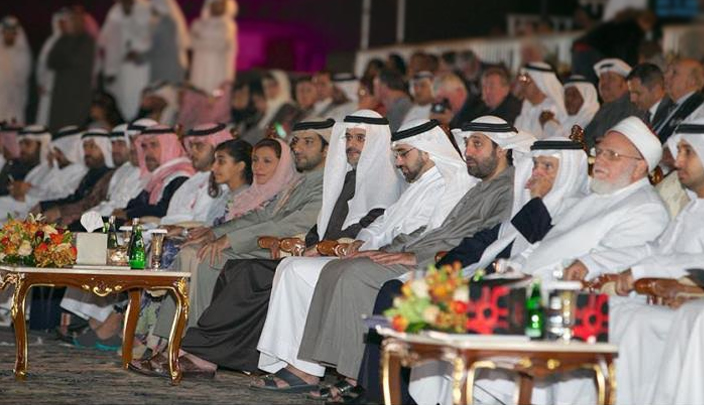 من حفل الاعلان عن انطلاق فعاليات مهرجان أضواء الشارقة