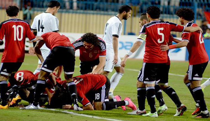 منتخبا مصر وليبيا