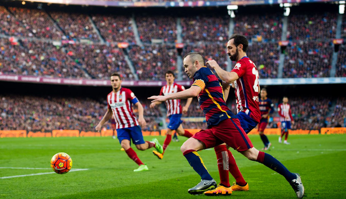 برشلونة وأتليتكو مدريد