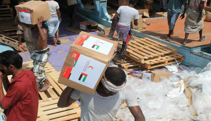 المساعدات الإماراتية للشعب اليمني - أرشيفية