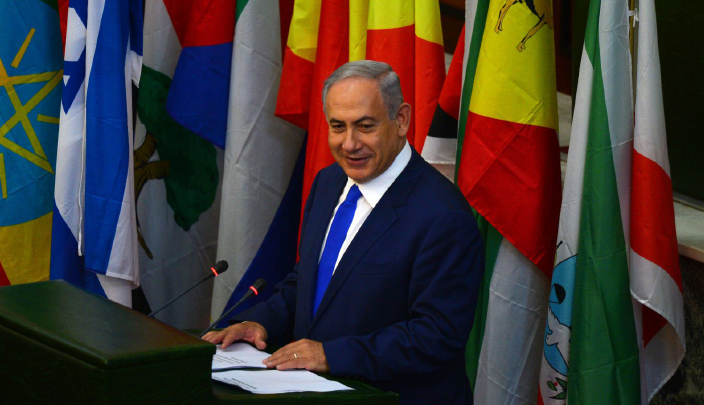 رئيس الحكومة الإسرائيلي بنيامين نتنياهو خلال زيارته الأخيرة إلى أثيوبيا