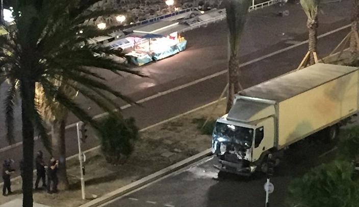 الشاحنة المستخدمة في هجوم نيس الإرهابي
