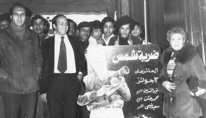  صورة قديمة تجمع سعيد شيمي ومحمد خان 1987