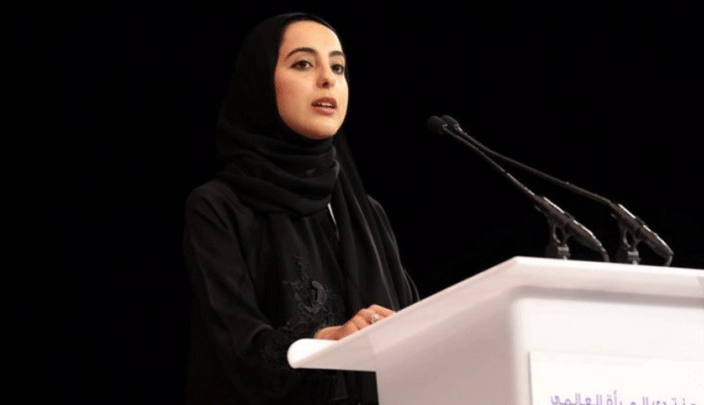 شمة بنت سهيل بن فارس المزروعي وزيرة دولة لشؤون الشباب