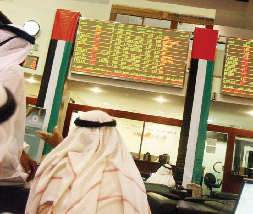 تراجع أسواق المال الإماراتية مستهل التعاملات 