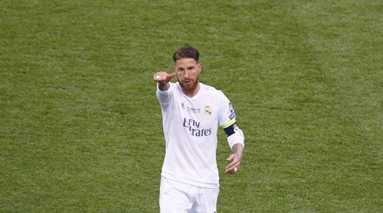 سيرخيو راموس مدافع ريال مدريد الإسباني
