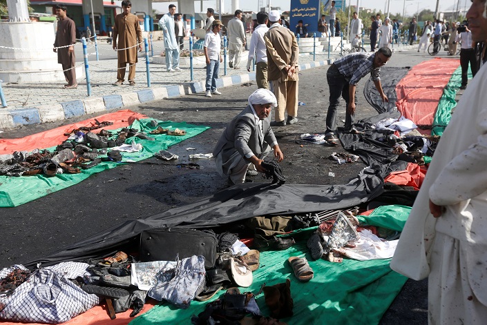 تفجيرسابق فى العاصمة الأفغانية كابول