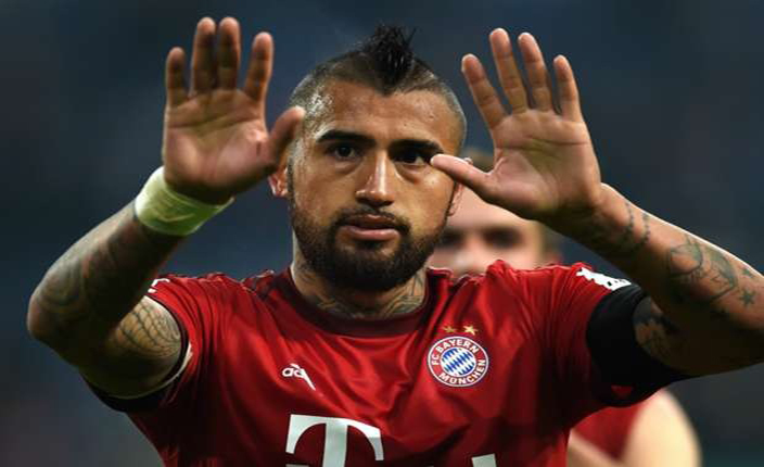أرتورو فيدال لاعب خط وسط بايرن ميونيخ الألماني