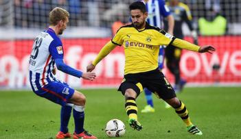 من مباراة دورتموند وهيرتا برلين