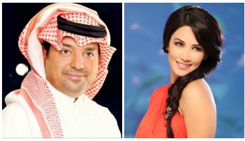 النجمان ديانا حداد وراشد الماجد