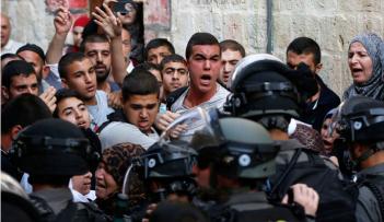 مواجهات بين الفلسطينيين والقوات الإسرائيلية
