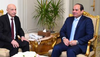  السيسي يستقبل رئيس مجلس النواب الليبي