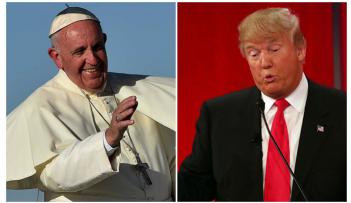 ترامب وبابا الفاتيكان