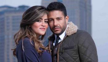 المطرب محمد حماقي وزوجته
