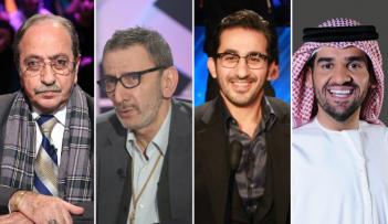 حسين الجسمي وأحمد حلمي ودريد لحام وزياد الرحباني