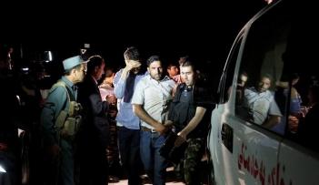 الشرطة الأفغانية في موقع الحادث
