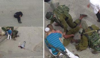 استشهاد فلسطينيين  في عملية طعن بالخليل 