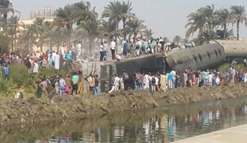 حادث قطار جنوب القاهرة