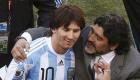 رئيس الأرجنتين حائر بين مارادونا وميسي 