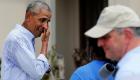 بالصور.. أوباما يتفقد كارثة لويزيانا: لم آتِ لالتقاط الصور