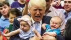 بالصور.. حتى الرضع يخافون ترامب