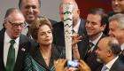 الشعلة الأولمبية تغير حسابات رئيسة البرازيل