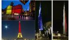 بالصور..العالم بألوان العلم البلجيكى تضامنا مع "بروكسل" 