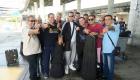 بالصور.. حكيم يصل نيويورك والجمهور العربي يستقبله في المطار