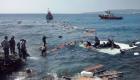 ليبيا: 4 قتلى وإنقاذ 187 في غرق زورق مهاجرين
