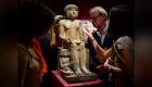 تمثال أثري مصري يغادر بريطانيا إلى المالك 