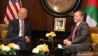 العاهل الأردني ونائب الرئيس الأمريكي يبحثان الأزمة السورية