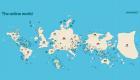 اكتشف خريطة العالم من منظور مختلف.. نطاقات الإنترنت