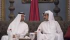 محمد بن زايد يبحث مع أمير قطر التعاون الأخوي والقضايا المشتركة